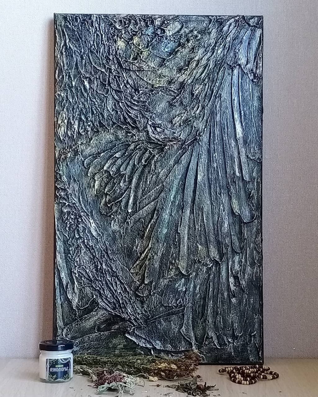 Сказки Лесного стража рельефная картина автор Ирина Бабина