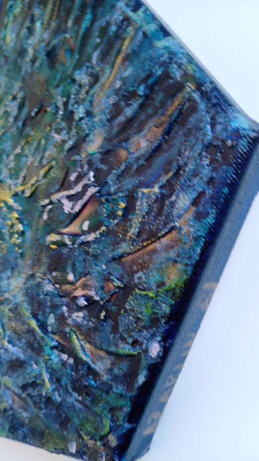 Осколок Атлантиды фактурная картина художницы Ирины Бабиной